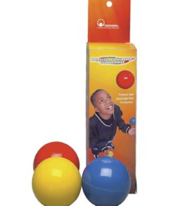 Sportime - 5882 Professor Confidence Juggling Ball Set, 2 Inch, Assorted Color, Set of 3