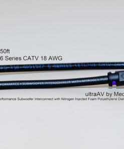 Mediabridge™ Ultra Series Subwoofer Cable (50 Feet) - Dual Shielded with Gold Plated RCA to RCA Connectors - Black - (Part# CJ50-6BR-G1) 21 51amt6WTFCL