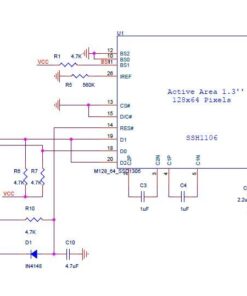 HiLetgo 1.3" IIC I2C Serial 128x64 SSH1106 SSD1306 OLED LCD Display LCD Module for Arduino AVR PIC STM32 1pc 14 51aokwZrpQL