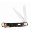 Boker Plus 01BO206 Double Lock Trapper Knife with 3 3/8 in. High Carbon Stainless Steel Blade 53 51arFBIuWfL