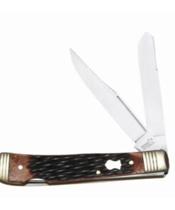 Boker Plus 01BO206 Double Lock Trapper Knife with 3 3/8 in. High Carbon Stainless Steel Blade