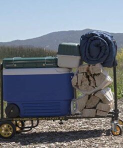 Rock-N-Roller R2RT (Micro) 8-in-1 Folding Multi-Cart/Hand Truck/Dolly/Platform Cart/26" to 39" Telescoping Frame/350 lbs. Load Capacity, Black 39 51b1sA46W6L