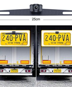 Xroose S2 HD Wired Backup Camera, 149° Wide Field of View License Plate Camera, IP69 Waterproof LED Colored Night Vision Rear-View Camera for Reversing/Driving Car Pickup SUV Truck … 40 51b4SVMat6L