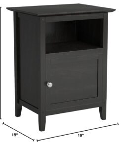 Winsome Wood Henry Accent Table, Black, 19 inches 28 51bFnKsQcBL