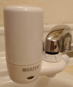 Brita Water Filter for Sink, Complete Faucet Mount Water Filtration System for Tap Water, Reduces 99% of Lead, White Faucet Mount System 57 51bI3Aj8yCL