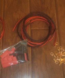 InstallGear 8 Gauge Wire (50ft) Copper Clad Aluminum CAA - Primary Automotive Wire, Car Amplifier Power & Ground Cable, Battery Cable, Car Audio Speaker Stereo, RV Trailer Wiring Welding Cable 8ga 50ft - Red/Black 29 51bQNiAst5L