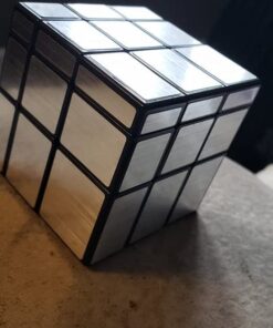 D-FantiX Shengshou Mirror Cube 3x3x3 Speed Cube 3x3 Mirror Blocks Cube Different Shapes Silver Cube 57mm 27 51bdjJbilL