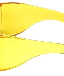 Calabria 3000 Large Square FitOver Safety Glasses with 100% UV Protection Yellow 11 51bfutaYFNL