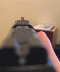 AMERIGLO i-Dot Sight Set, Compatible with Smith & Wesson M&P Shield (Excludes EZ) | Durable High-Performance Green Tritium Front & Rear Night Sights Green/Orange 40 51bgWVBKafL 1