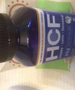 HCF Happy, Calm & Focused - Natural Nootropic Focus Supplement - Boost Concentration, Enhance Focus, Natural Calm Aid & Stress Relief - 90 Capsules for Men & Women - Caffeine-Free Brain Supplement 90 Count (Pack of 1) 40 51bhLzbIrTL 1