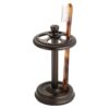 iDesign Metal Toothbrush Holder Cup for Bathroom Organization, The York Collection, 3.25" x 3.25" x 5.75", Bronze 7 51bmJnEmGvL