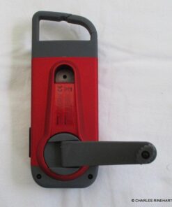 Eton American Red Cross Crank-Powered Clipray Clip-On Flashlight & Smartphone Charger, Hand Crank, Cherry Red, Commitment to Preparedness Single 22 51bwhfmRsbL