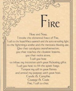 1 X Fire Invocation poster