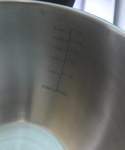 X-Chef Stainless Steel Bowls with Lids, Mixing Storage Bowl Set of 5 with Measurement, Stackable & Non-slip (1, 2, 2.5, 3.5, 4.5 QT) 43 51bzevxNcL 1
