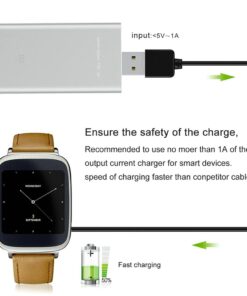 Fashioneey Charger Compatible for Asus Zenwatch 2, 3.3ft Portable USB Charging Cable Cord Replacement Charging Cradle Station Compatible Asus Zenwatch 2 Smartwatch & WI501Q/ WI502Q 11 51c7bSUzXqL