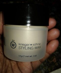 Premium Styling Wax For Men - K+S Salon Quality Hair Care Products for Short Hair - Infused w/ Caranauba Wax for Separation, Moisturizing & Flake Free Non Greasy Strong Hold w/ Natural Shine Finish 19 51cAOsxEgDL