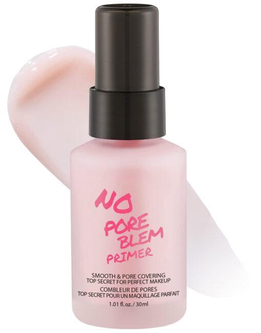 TOUCH IN SOL No Pore Blem Primer, 1.01 fl.oz(30ml) - Face Makeup Primer, Big Pores Perfect Cover, Skin Flawless and Glowing, Instantly Smoothes Lines, Long Lasting Makeup's Staying Pink