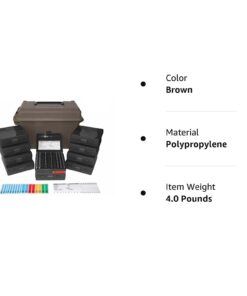 MTM ACC9 Ammo Can Combo (Holds 1000 Rounds), Brown MTM ACC9 Ammo Can Combo 28 51cIYgsa0CL
