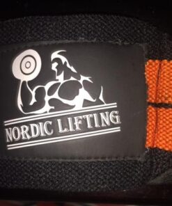 Nordic Lifting Wrist Wraps (2 Pairs/4 Wraps) 14" for Weightlifting | Cross Training | Powerlifting - for Women & Men - Improve Hand Strength & Support During Weight Lifting 1 Year Warranty Black/Red & Black/Orange 33 51cKRoAmqJL 2