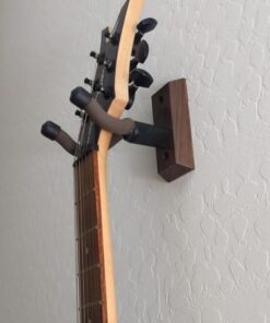 String Swing CC01K-BW Guitar Hanger and Guitar Wall Mount Bracket Holder for Acoustic and Electric Guitars Black Walnut 37 51cKi 49L