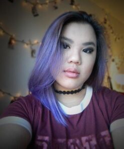 MANIC PANIC Ultra Violet Hair Color - Amplified - Semi Permanent Hair Dye - Cool Blue Toned Violet Color - Vegan, PPD & Ammonia Free - For Coloring Hair on Men & Women 22 51cLxCqVSoL 1