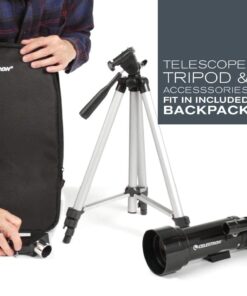 Celestron - 70mm Travel Scope - Portable Refractor Telescope - Fully-Coated Glass Optics - Ideal Telescope for Beginners - Bonus Astronomy Software Package 70 mm Travel Scope 44 51cM5MiAwuL