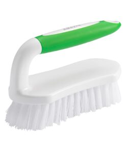 Amazer Scrub Brush Comfort Grip & Flexible Stiff Bristles Heavy Duty for Bathroom Shower Sink Carpet Floor - Pack of 2 (Green+Green) Green+green 8 51cZ0peMt6L