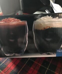 Ozeri Moderna Artisan Series Double Wall Beverage and Espresso Shot Glasses, 2-Ounce, Set of 4 4 Count (Pack of 1) Clear 22 51cZ7H15hvL