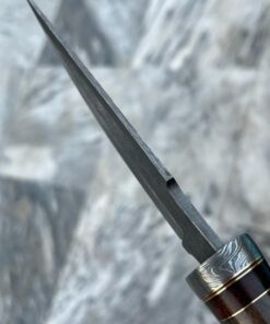 REG-HK-41 Custom Handmade Damascus Steel 10.00 Inches Knife- Colored Camel Bone and Rose Wood Handle 18 51cczeNlrfL