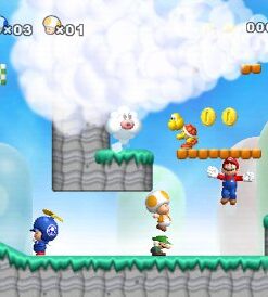 New Super Mario Bros. Wii Standard 29 51cm6pt832L