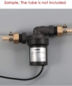 bayite BYT-7A014 DC 12V Solar Hot Water Heater Circulation Pump Low Noise 3M Discharge Head 2.1GPM 17 51cn CF5kqL