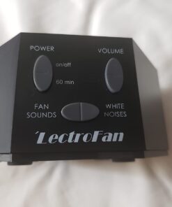 LectroFan High Fidelity White Noise Machine with 20 Unique Non-Looping Fan and White Noise Sounds and Sleep Timer Classic-Black Black Standard Packaging 32 51crkc6q7uL