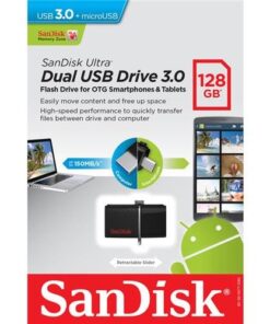 SanDisk 128GBUltra Dual USB Drive 3.0, SDDD2-128G-G46(Black) 17 51cthtqJyKL