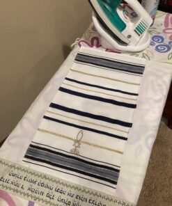Holy Land Market New Covenant Messianic Prayer Shawl Tallit 72" X 22" with Bag, Card and Brochure From Israel 23 51cvOqNzwPL