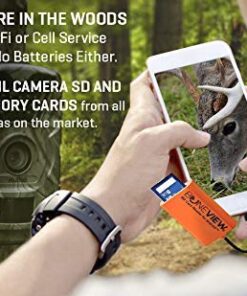 SD Card Reader for Android - Type C USB Trail Camera Viewer, Deer Hunting Accessories for Game Cam Memory Chip Reading on Smart Phones Samsung Galaxy, Google Pixel, Moto Droid, Includes Zipper Case 31 51cz7bwv4qL