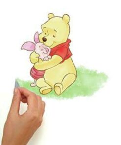 RoomMates RMK1630SCS Winnie The Pooh Peel and Stick Wall Decals 10 inch x 18 inch 22 51czpNXZnRL