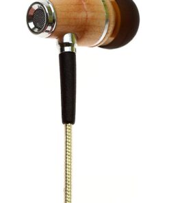 Symphonized NRG 2.0 Wood Earbuds Wired, in Ear Headphones with Microphone for Computer & Laptop, Noise Isolating Earphones for Cell Phone, Ear Buds with Booming Bass (Gold) Gold 28 51d576AsHyL