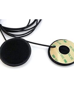 BAOFENG Helmet Kit 2 PIN Full Face Motorcycle Headset Earpiece Mic Ken Wood/WOU Xun/Pu Xing/Lin ton Two Way Radio Walkie Talkie, Black 13 51d89JDHGHL