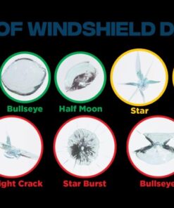 Rain-X 600001 Windshield Repair Kit - Quick And Easy Durable Resin Based Kit for Chips and Cracks, Good For Round Damage Below 1" In Diameter And Cracks Smaller Than 12" In Length, BLUE,YELLOW Pack of 1 Clear 41 51d90VfLeYL