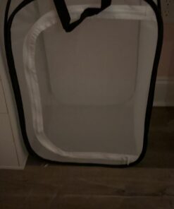 RESTCLOUD Insect and Butterfly Habitat Cage Terrarium Pop-up 23.6 Inches Tall White With Black 15.7 x 15.7 x 23.6 inches 28 51dGKRHvdAL