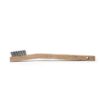 Osborn 54022SP Small Cleaning Stainless Steel Wire Angle Back Scratch Brush, 0.006" Fill Diameter, 1-7/16" Brush Area Length, 7-3/4" Overall Length 2 51dGxax4wWL