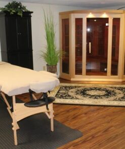 BestMassage Portable 84 Inches Long 28 Inchs Wide Hight Adjustable Table 2 Folding Massage Spa Facial Cradle Salon Bed W/Carry Case, 1 Count (Pack of 1), Black 36 51dIKhBU0xL