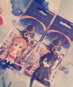 Alternative view of Great Eastern Entertainment Sword Art Online Kirito PVC Keychain Multicolor, 2"