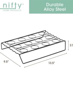Nifty Ice Cream Cone Cupcake Baking Rack – Holds up to 12 Medium & Large Cupcake Cones, Non-Stick, Dishwasher Safe, Use for Baking, Cooling & Serving Treats 33 51dZJPWKdbL 2