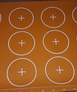 Kitchen + Home Silicone Baking Mats - Set of 2 Non-stick, BPA Free Food Grade Silicone Mat Liners for Half-Size Cookie Sheet with Measurements 27 51deknPHOlL