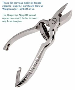 Harperton Podiatrist Toenail Clippers, Heavy-Duty Grooming Tool, Precision Nail Clipper for Thick or Ingrown Toenails, Stainless Steel, Black Toenail Clipper 63 51dhQjdOcCL