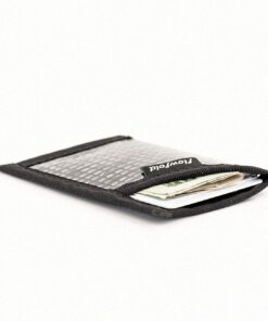 Flowfold Recycled Sailcloth Minimalist Card Holder Durable Slim Wallet Front Pocket Wallet, Card Holder Wallet Made in USA Black Sailcloth 27 51dt2B1QkS
