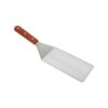 Solid Turner Spatula with Cutting Edge, Stainless Steel, Wood Handle - 4" x 8" 7 51dt7fzytzL