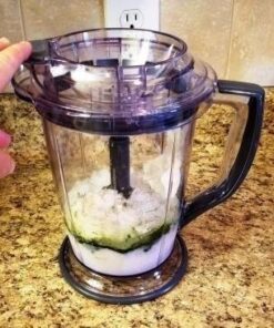 Ninja QB900B Master Prep Food Processor Blender with 48 oz Pitcher & 16 oz Chopping Bowl, Perfect for Frozen Blending & Chopping, 400 Watts, Dishwasher Safe, Countertop, Grey Gray 48 oz. 28 51dwcHPTF L