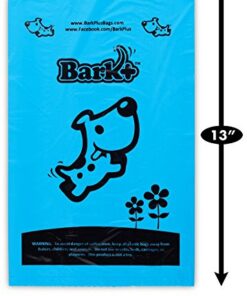 Bark+ Dog Waste Poop Bags, 300 Count, Blue Color, 8"x13" Dog Pickup Bags 8 51e0pDJXhmL